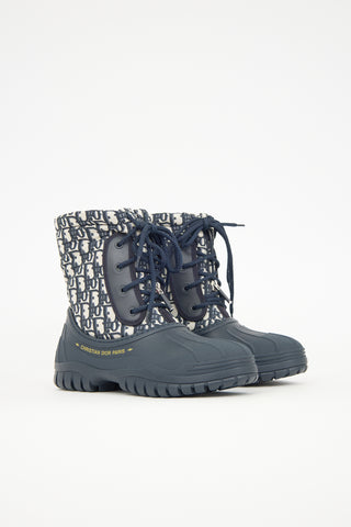 Dior Nylon & Rubber Oblique D-Venture Boot