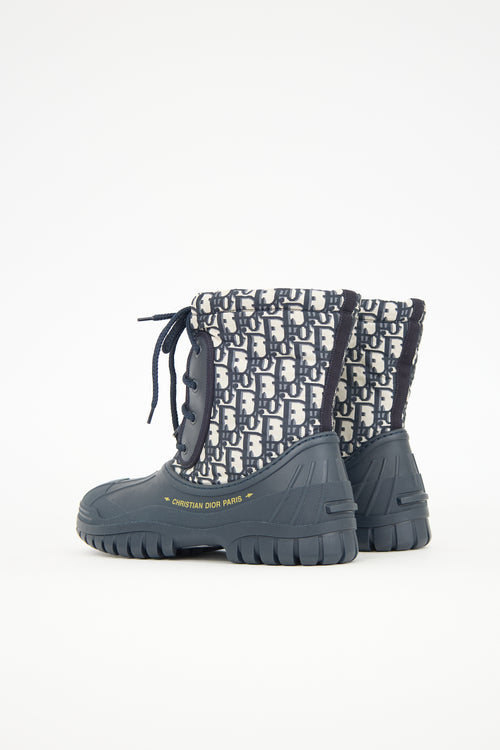 Dior Nylon & Rubber Oblique D-Venture Boot