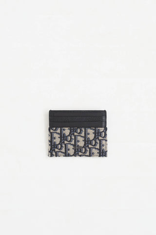 Dior Oblique Jacquard Card Holder