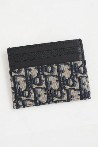 Dior Oblique Jacquard Card Holder