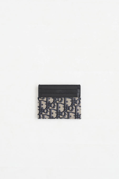 Dior Oblique Jacquard Card Holder