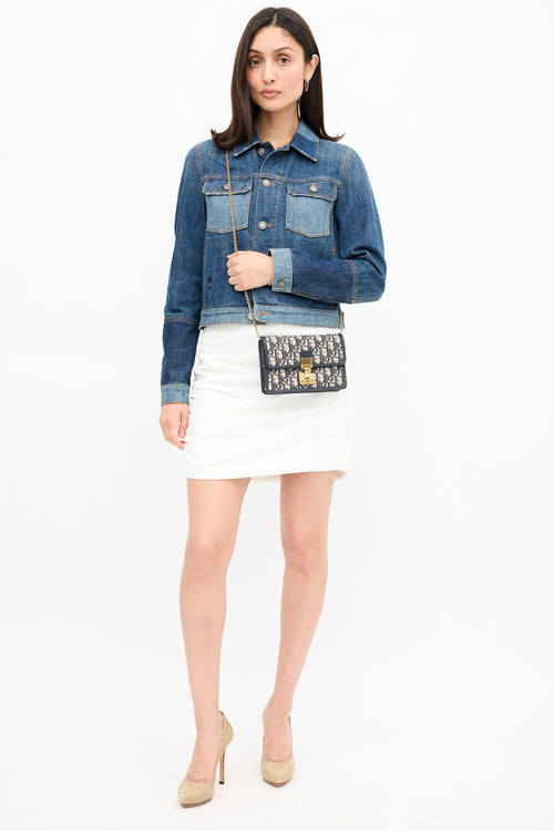 Dior Oblique Dioraddict Wallet On Chain