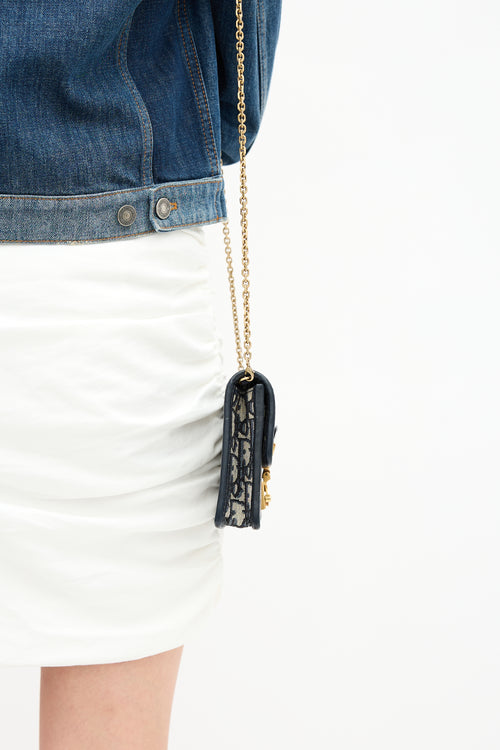 Dior Oblique Dioraddict Wallet On Chain