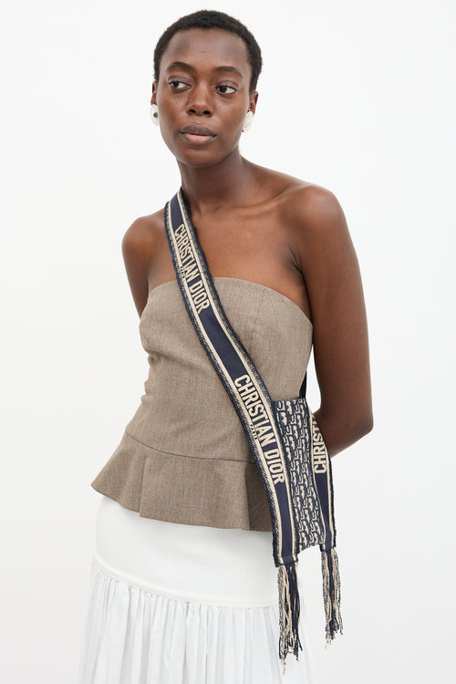 Spring 2019 Oblique Jacquard Bag