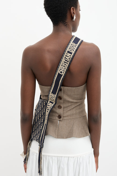 Spring 2019 Oblique Jacquard Bag