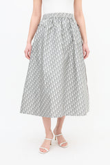 Dior Oblique Jacquard Midi Skirt