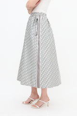 Dior Oblique Jacquard Midi Skirt