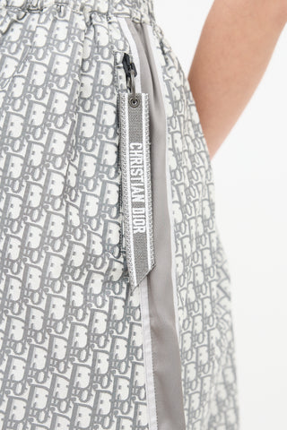 Dior Oblique Jacquard Midi Skirt