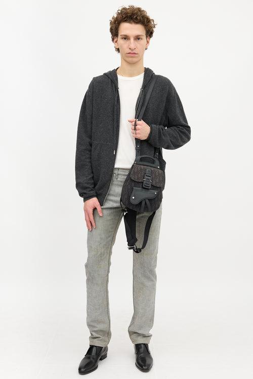 Dior Oblique Mini Saddle Backpack