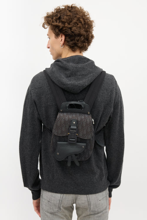 Dior Oblique Mini Saddle Backpack