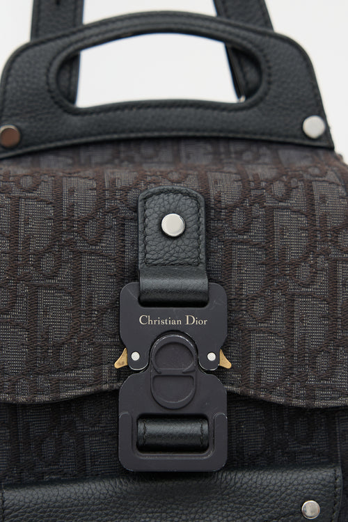 Dior Oblique Mini Saddle Backpack