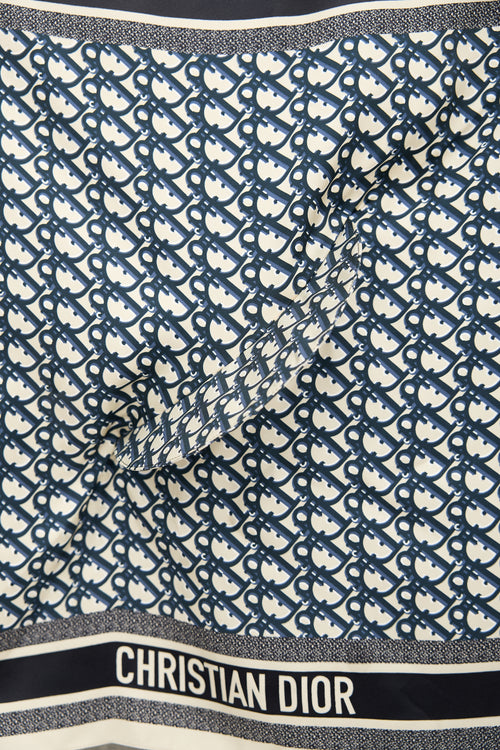 Dior Oblique Scarf Visor