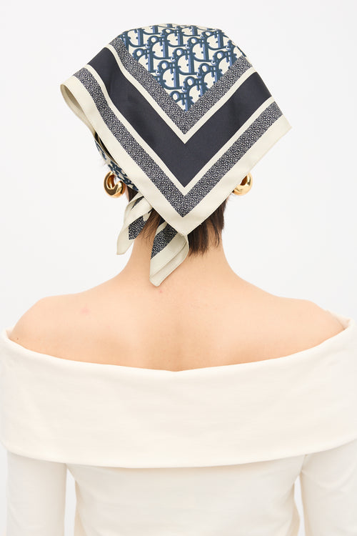 Dior Oblique Scarf Visor