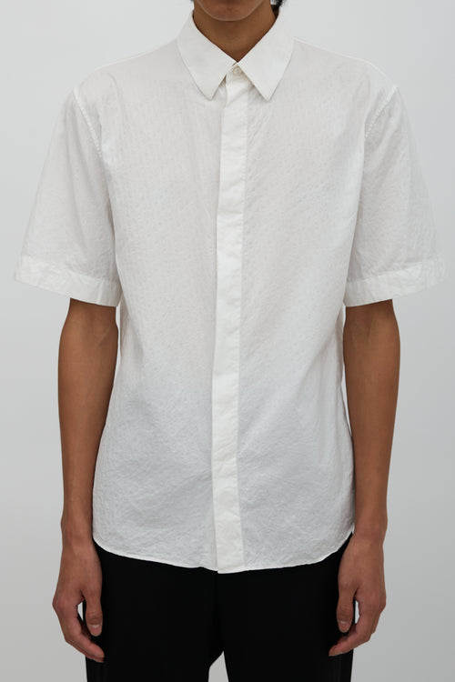 Dior Oblique Short Sleeve Shirt