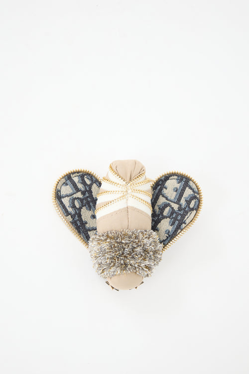 Dior Oblique Bee Bag Charm
