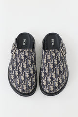 Dior Oblique Jacquard Aqua Mule