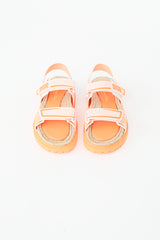 Dior Orange Dioract Espadrille Sandal