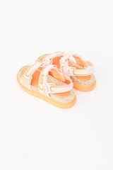 Dior Orange Dioract Espadrille Sandal