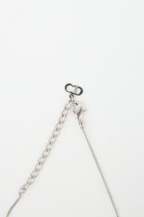 Dior Padlock Logo Necklace
