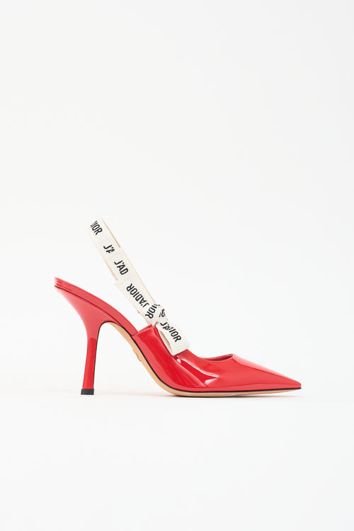 Dior Patent J'Adior Slingback Pump
