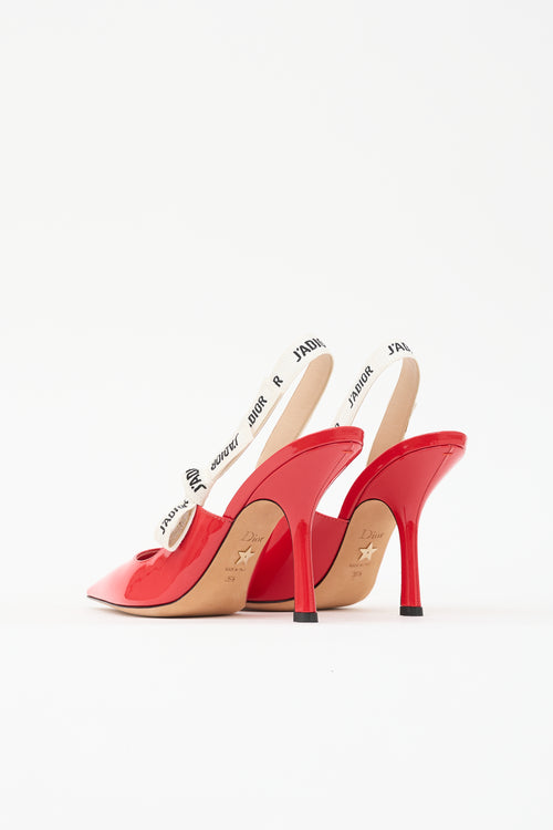 Dior Patent J'Adior Slingback Pump
