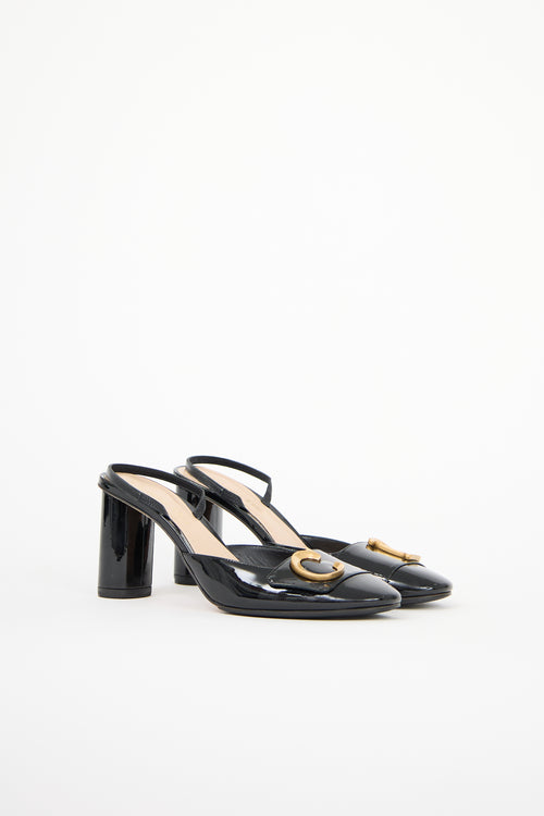 Dior Patent C'est Dior Slingback Pump