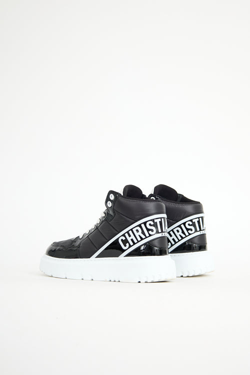 Dior Patent Padded D-Player Sneaker