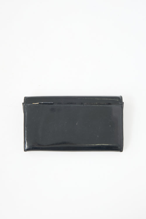 Dior Patent Long Wallet