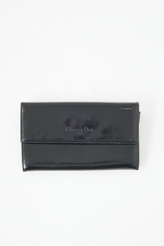 Dior Patent Long Wallet