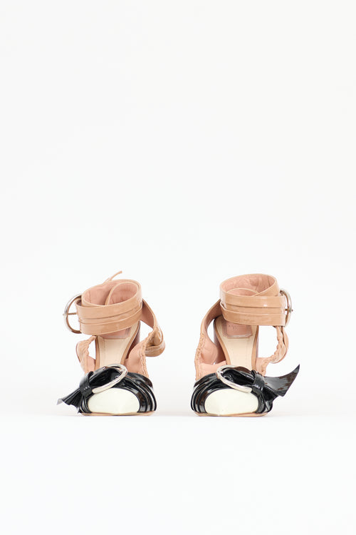 Dior SS 2016 Patent Wrapped Pump