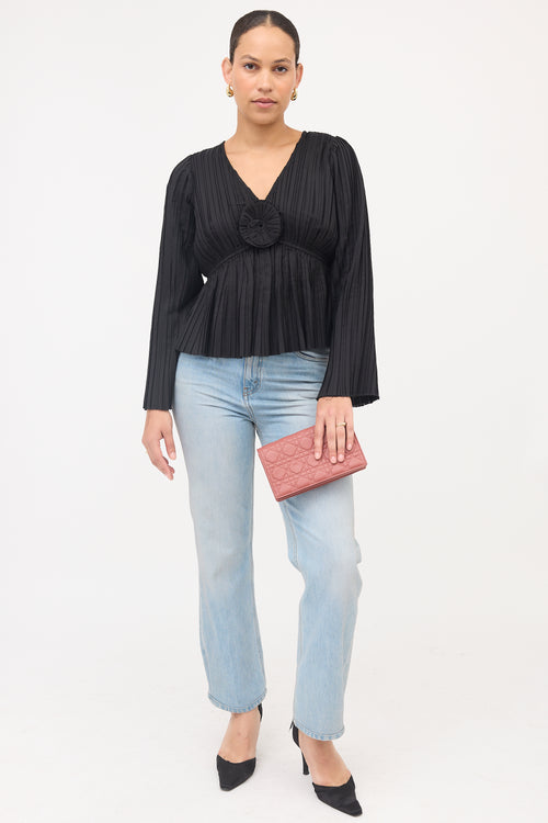 Dior 2022 Leather Lady Dior Pouch Bag