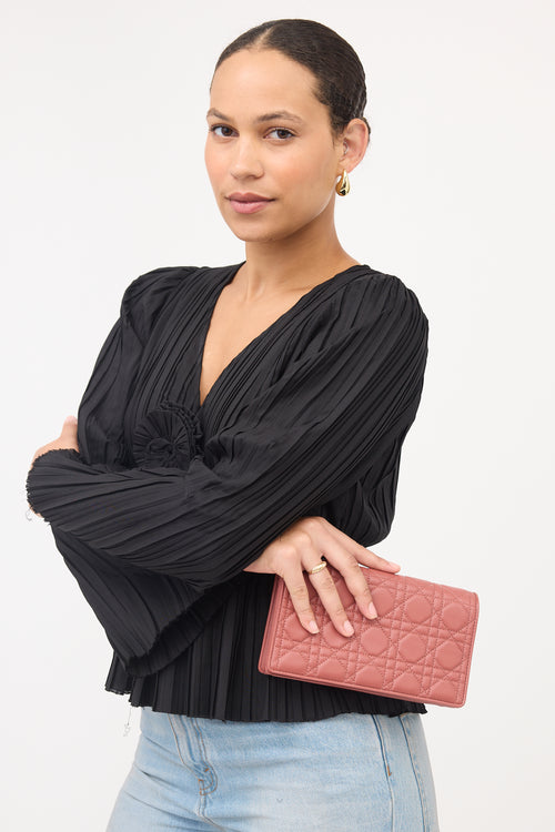 Dior 2022 Leather Lady Dior Pouch Bag