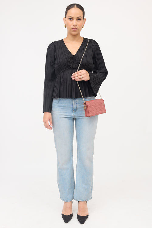 Dior 2022 Leather Lady Dior Pouch Bag