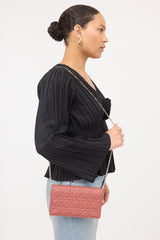 Dior 2022 Leather Lady Dior Pouch Bag