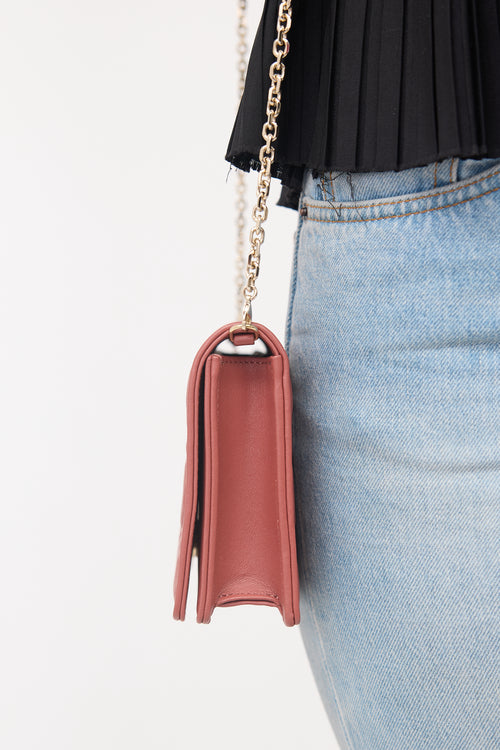 Dior 2022 Leather Lady Dior Pouch Bag