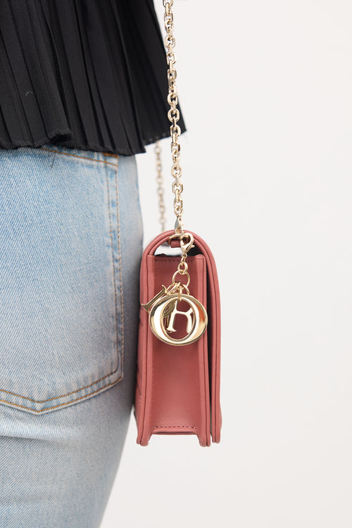 Dior 2022 Leather Lady Dior Pouch Bag