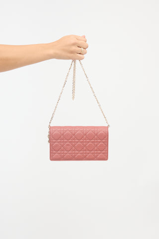 Dior 2022 Leather Lady Dior Pouch Bag