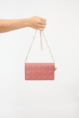 Dior 2022 Leather Lady Dior Pouch Bag