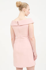 Dior SS 2019 Wool Off Shoulder Dress