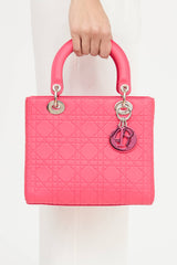 Dior 2018 Lady Dior Cannage Charm Bag