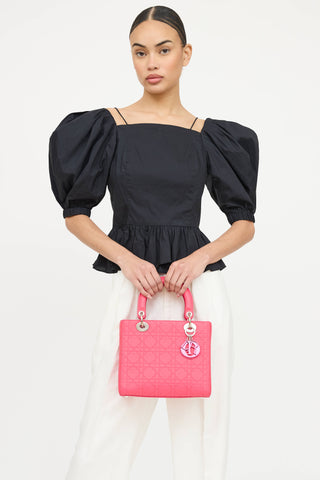 Dior 2014 Lady Dior Cannage Charm Bag