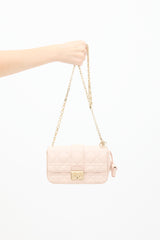 Dior Pink Leather Miss Dior Promenade Quilted Bag