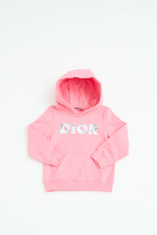 Dior X Daniel Arsham Kids Logo Hoodie