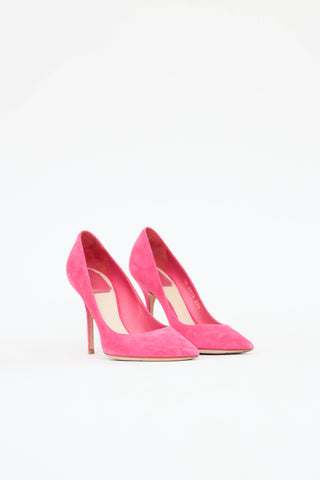 Dior Suede Pointed Toe Pump