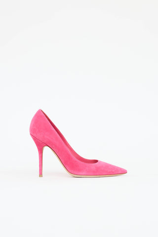 Dior Suede Pointed Toe Pump