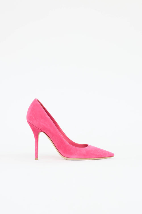 Dior Suede Pointed Toe Pump
