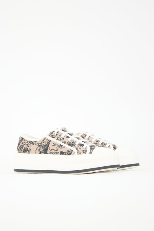 Dior Plan De Paris Walk'n'Dior Platform Sneaker