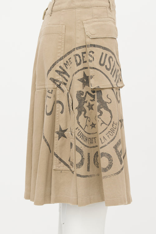 Dior Pre-Fall 2022 Asymmetrical Wrap Skirt