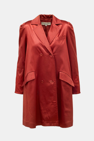 Dior Prêt-A-Porter Vintage Satin Coat