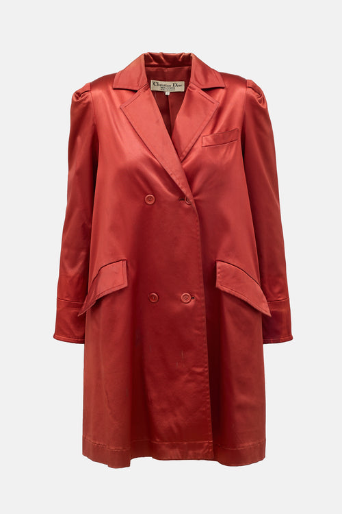 Dior Prêt-A-Porter Vintage Satin Coat